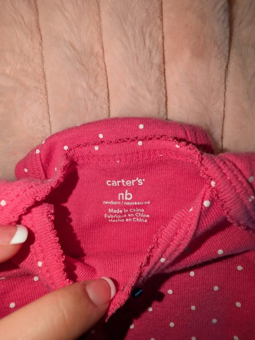 Newborn Baby Girl Onesie Bundle Gerber Carter's 5 Piece